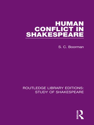 cover image of Human Conflict in Shakespeare